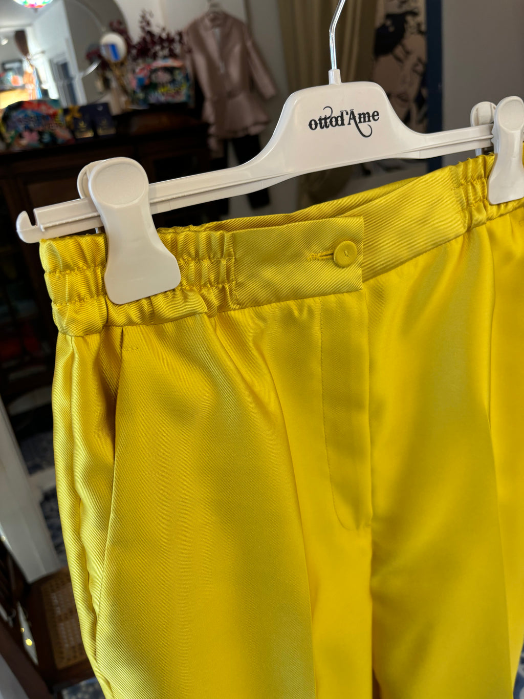 Beatrice B Duchese Yellow Gold trousers