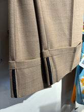 Load image into Gallery viewer, Beatrice B. Biscuit coloured Trousers turn-up bottoms
