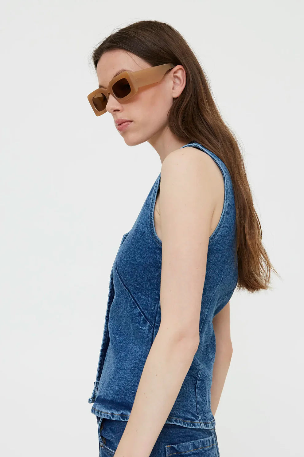 Wild Pony Wide Leg Blue Jeans