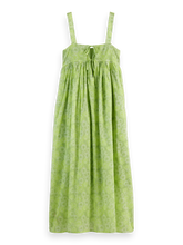 Load image into Gallery viewer, Scotch &amp; Soda Lime Green Floral Maxi Dress
