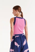 Compañia Fantastica Pink Tank Top
