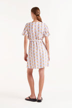 Compañia Fantastica Short Dress with Fish Print