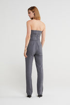 Ottod'Ame Grey Linen Blend Trousers