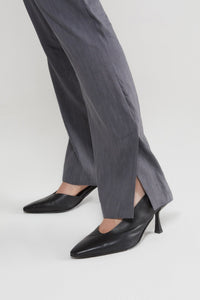 Ottod'Ame Grey Linen Blend Trousers