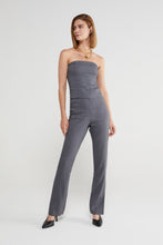 Load image into Gallery viewer, Ottod&#39;Ame Grey Linen Blend Bustier
