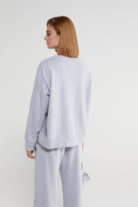 Ottod'Ame Grey Cotton Sweatshirt
