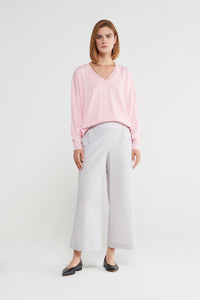 Ottod'Ame Pink V-Neck Sweater