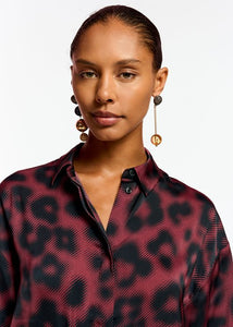 Essentiel Antwerp Gold-tone and Black Sphere Earrings