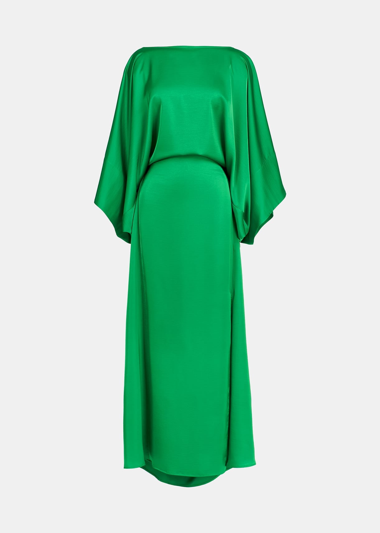 Essentiel Antwerp Kelly Green Satin Gown