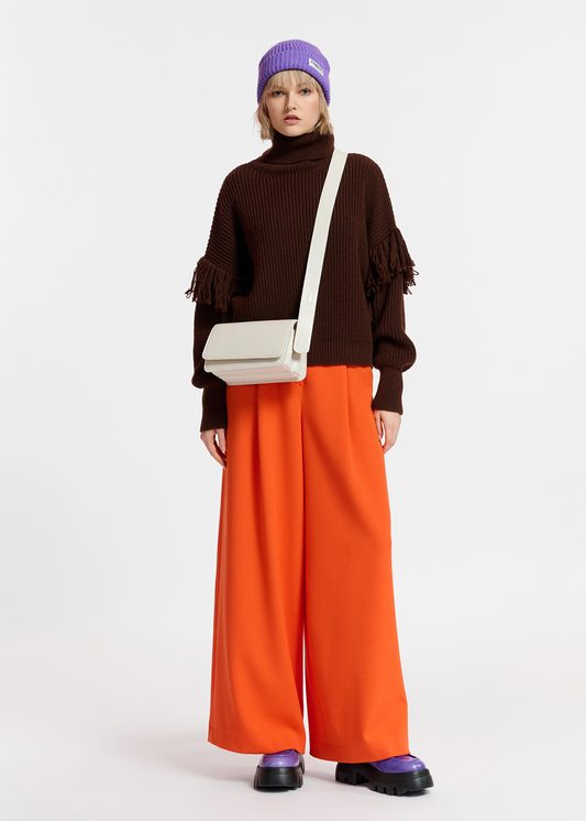 Essentiel Antwerp Orange Wide-Leg Pants