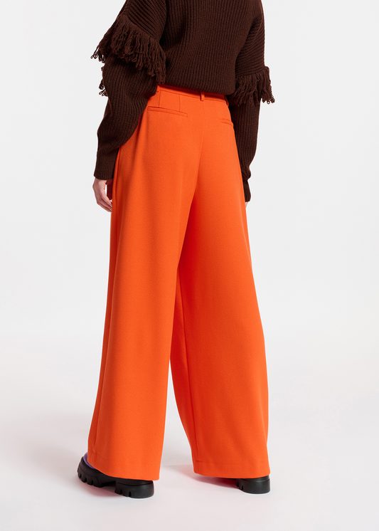 Essentiel Antwerp Orange Wide-Leg Pants