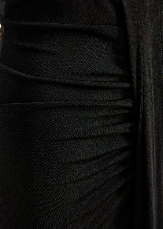 Essentiel Antwerp Black Egypian Midi Dress