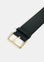 Essentiel Antwerp Black Leather Waist Belt