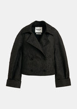 Load image into Gallery viewer, Essentiel Antwerp Black Embossed Jacquard Jacket
