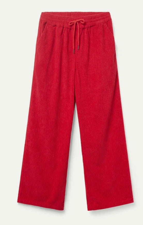 Compania Fantastica Red Cordoroy Palazzo Pants