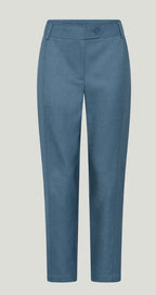 PBO Blue  Wool mix Straight leg Trousers