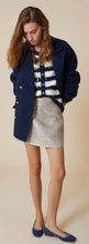Load image into Gallery viewer, PennyBlack Navy Double Faced Wool Pea Coat
