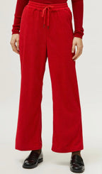Compania Fantastica Red Cordoroy Palazzo Pants