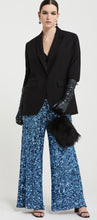 Load image into Gallery viewer, Ottod’Ame Blue Sequin Palazzo Pants
