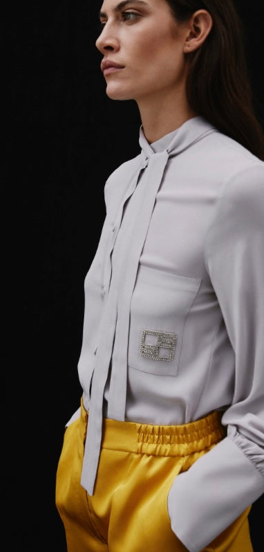 Beatrice B Duchese Yellow Gold trousers