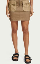 Load image into Gallery viewer, Scotch &amp; Soda Khaki Cargo Mini Skirt
