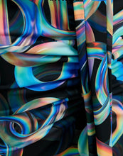 Load image into Gallery viewer, Essentiel Antwerp Multicolored Swirl Print Stretch Jersey Dress
