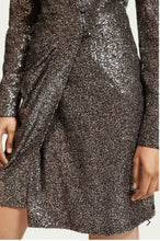 Load image into Gallery viewer, Scotch &amp; Soda Sequin Wrap Mini Dress
