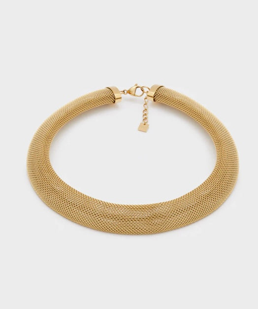 Nali Gold Mesh Tubular Necklace / Bracelet