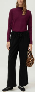 Compania Fantastica Black Cordoroy Palazzo Pants