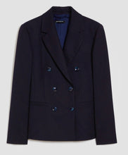 Load image into Gallery viewer, Pennyblack Navy Double Breasted Blazer
