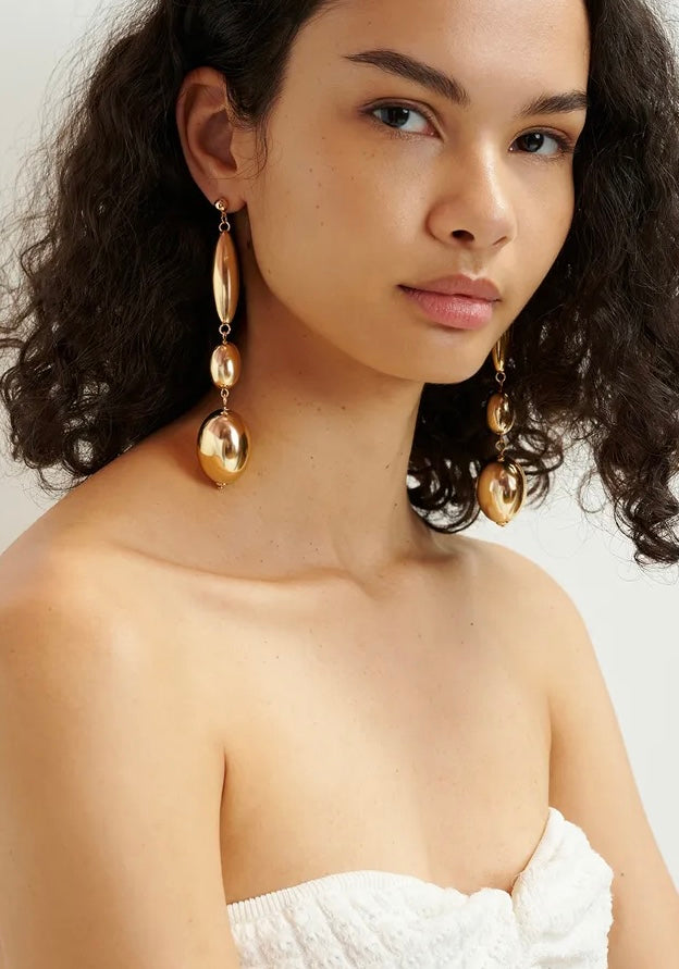 Essentiel Antwerp Gold Tone Droplet Earrings
