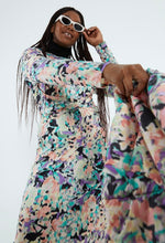 Load image into Gallery viewer, Compania Fantastica Lightweight Multicoloured Splash Print Dress
