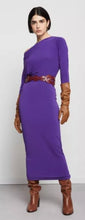 Load image into Gallery viewer, Ottod’Ame Purple Jersey   Long Dress
