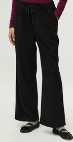 Compania Fantastica Black Cordoroy Palazzo Pants