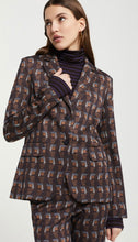 Load image into Gallery viewer, Ottod’Ame Navy &amp; Brown Milano Print Blazer
