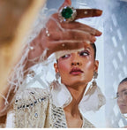 St. Erasmus Silk Petal Earrings