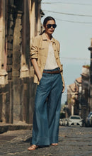 Load image into Gallery viewer, PennyBlack Camel Safari Style Fluid Jacket
