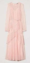 Load image into Gallery viewer, Twinset Milano Cupcake Pink Long pleated Tulle Dress
