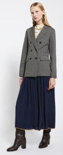 Load image into Gallery viewer, Ottodame Navy Silk Blend Fluid Midi Skirt
