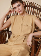 PennyBlack Golden Sand Safari Inspired Jumpsuit