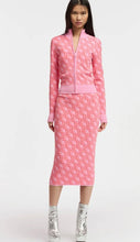 Load image into Gallery viewer, Essentiel Antwerp Pink Jacquard Zippy Jacket
