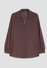 Load image into Gallery viewer, PennyBlack Brown Cotton Voile Shirt
