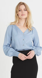 RDF Dusk Blue V- Neck Shirt