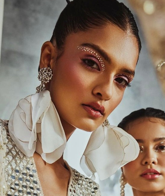 St. Erasmus Silk Petal Earrings