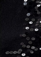 Scotch & Soda Black Fine Knit Sweater with Sequins