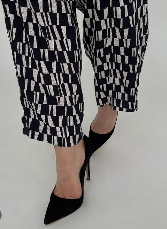 RDF Black & White Ella Pants