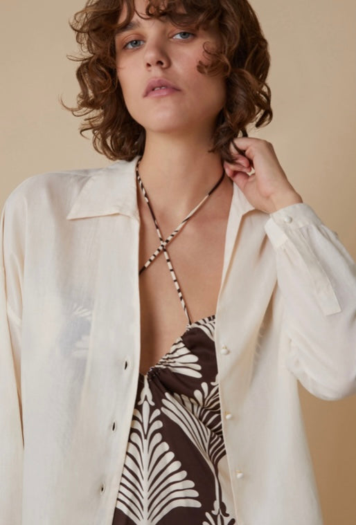 PennyBlack Vanilla Cotton Voile Shirt