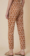 Load image into Gallery viewer, PennyBlack Tobacco Slim Fit Cotton Satin Trousers
