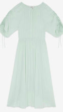 Load image into Gallery viewer, Ottodame Mint Green Silk Blend Midi Dress

