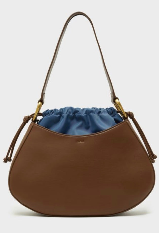 Nali Brown & Blue Shoulder Bag